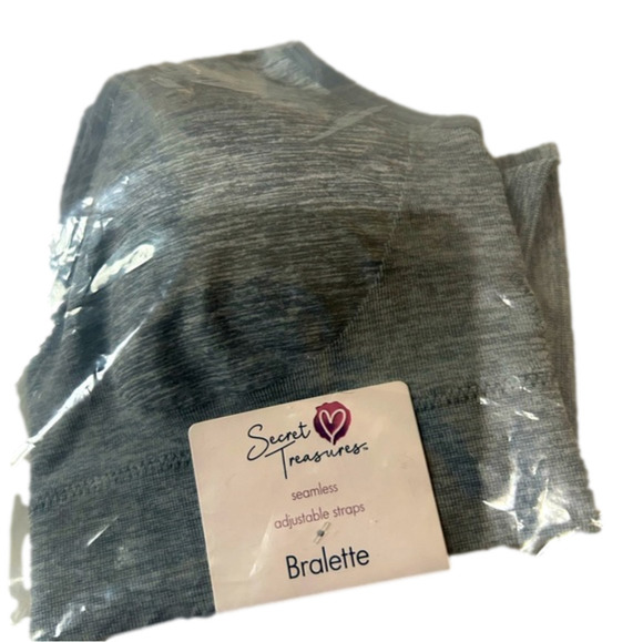 Secret Treasures Other - NWT - Secret Treasures Bralette, Women Size L, Grey